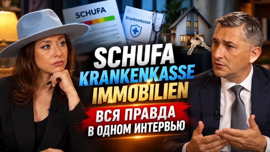 SCHUFa, Krankenkasse, Immobilien — das Interview.