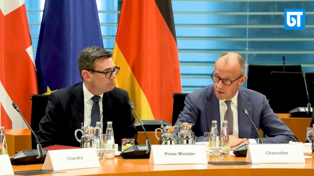 Deutschland und Großbritannien stärken ihre Zusammenarbeit: Treffen zwischen Merz und Burnham
